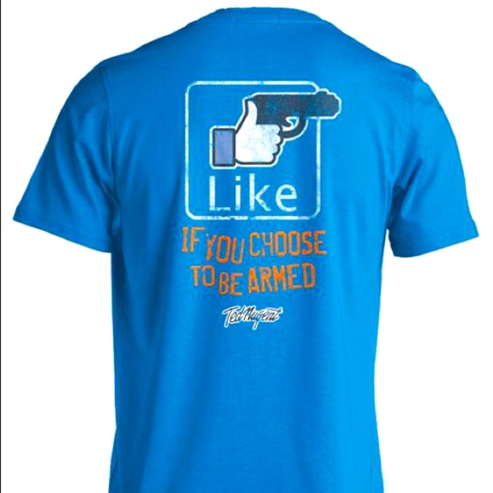 Ted Nugent Like If You Choose to be Armed T-Shirt